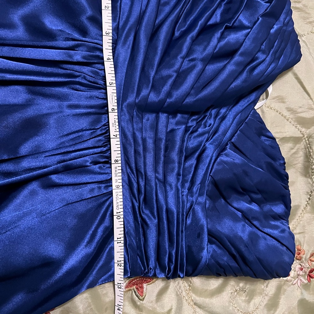 Elegant Blue Strapless Dress, B2 brand size 4 - Picture 8 of 14